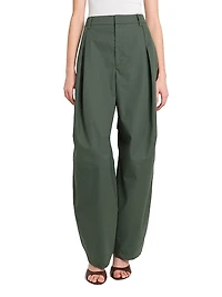 Ariele Cotton Pleated Pants