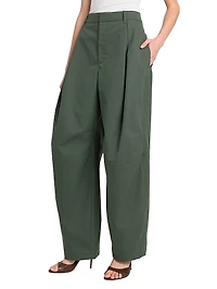 Ariele Cotton Pleated Pants