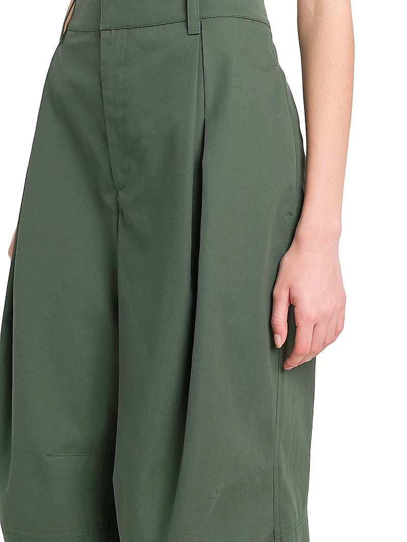 Ariele Cotton Pleated Pants