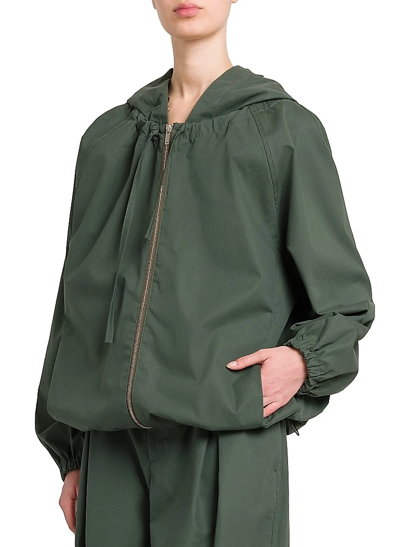 Eugenia Cotton Hooded Jacket