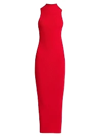 Cosima Rib-Knit Maxi Dress