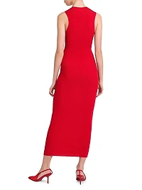 Cosima Rib-Knit Maxi Dress
