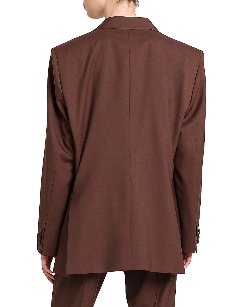 Amedeo Virgin Wool Double-Breasted Blazer