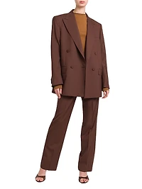 Amedeo Virgin Wool Double-Breasted Blazer