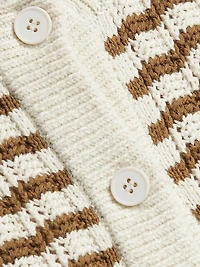 Margo Striped Crochet Top