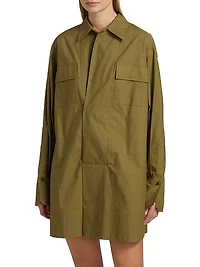 Jori Poplin Utility Shirtdress