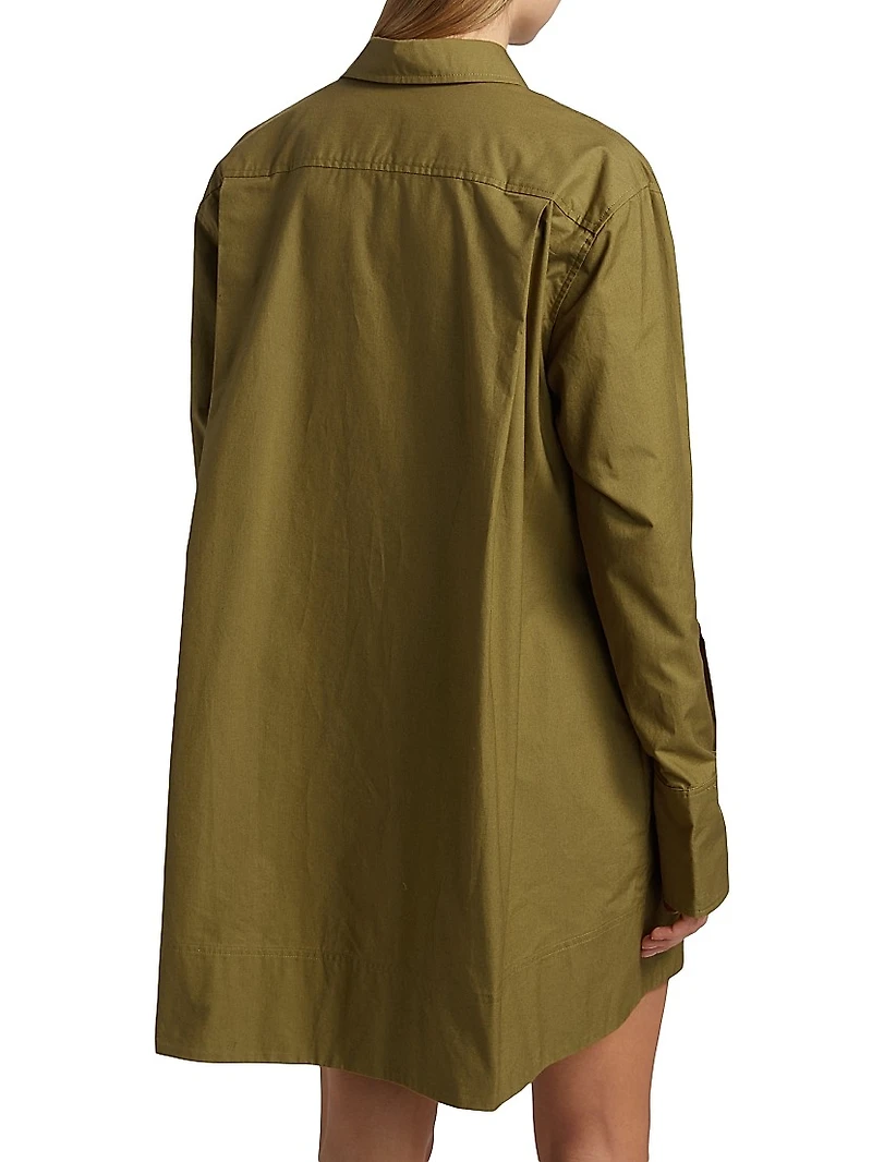 Jori Poplin Utility Shirtdress