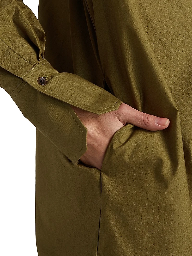 Jori Poplin Utility Shirtdress