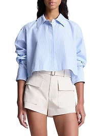 Maude Boxy Button-Front Top
