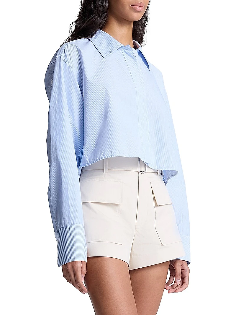Maude Boxy Button-Front Top