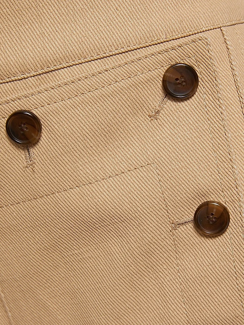 Lucas Button-Front-Panel Pants