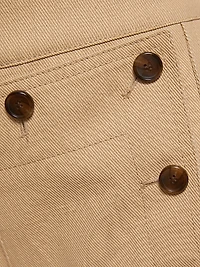 Lucas Button-Front-Panel Pants