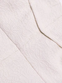 Faxon Floral-Embroidered Crop Tank