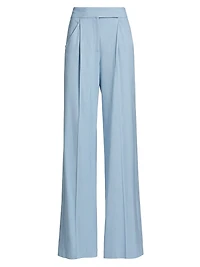 Marbeau High-Rise Wide-Leg Pants