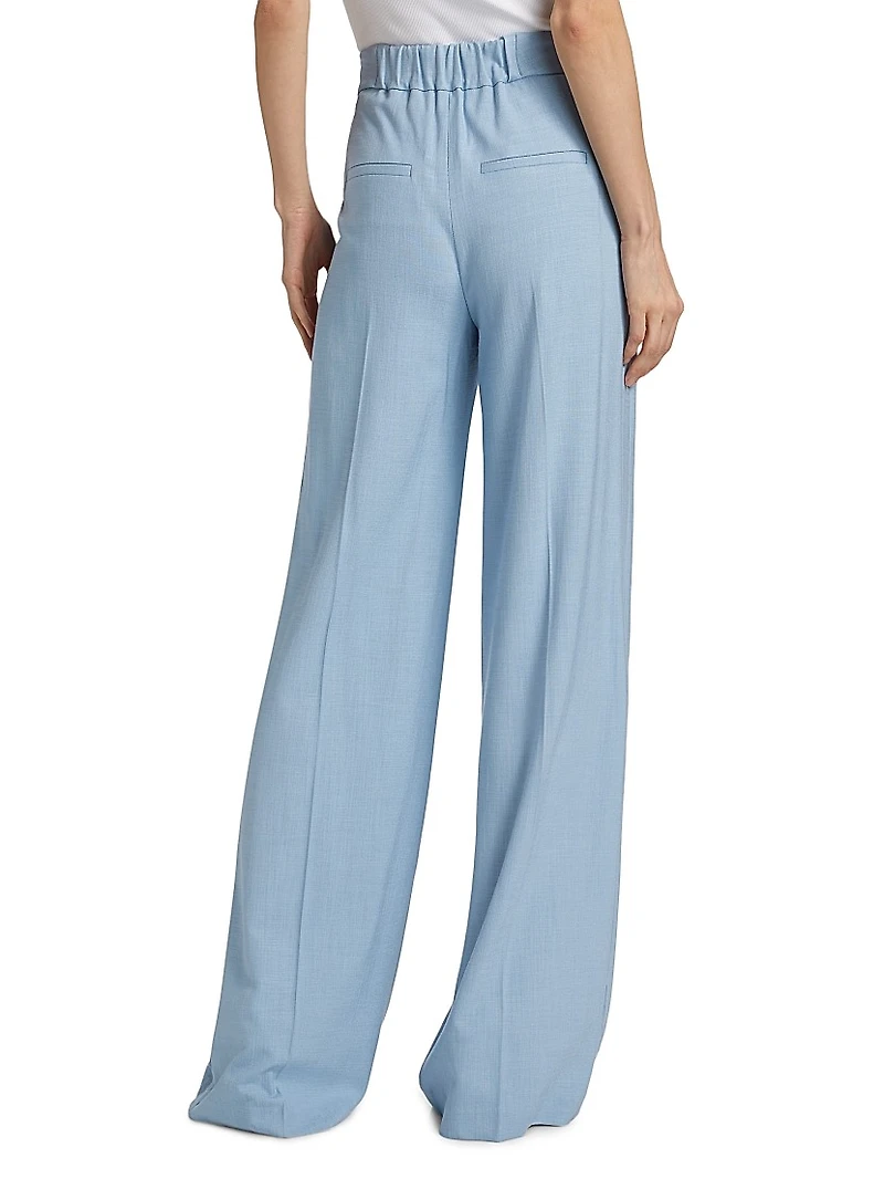 Marbeau High-Rise Wide-Leg Pants