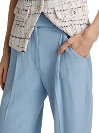 Marbeau High-Rise Wide-Leg Pants