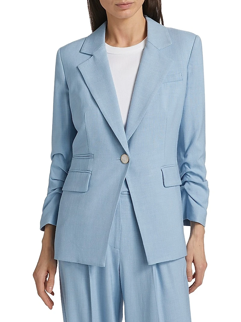 Battista One-Button Dickey Jacket