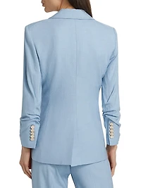 Battista One-Button Dickey Jacket