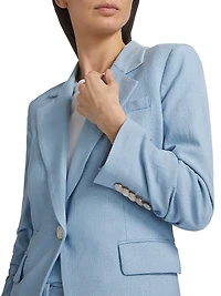 Battista One-Button Dickey Jacket