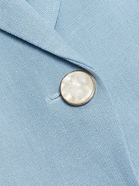 Battista One-Button Dickey Jacket