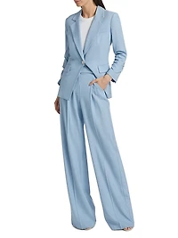 Battista One-Button Dickey Jacket