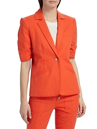 Khloe Short-Sleeve Blazer