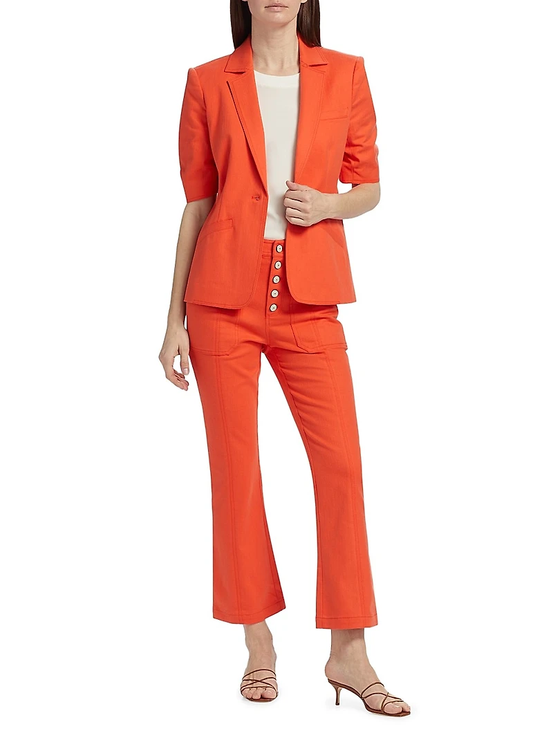 Khloe Short-Sleeve Blazer