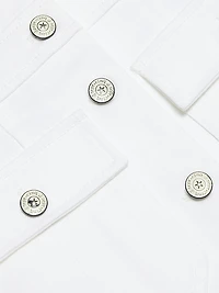 Lillian Cotton-Blend Sleeveless Minidress