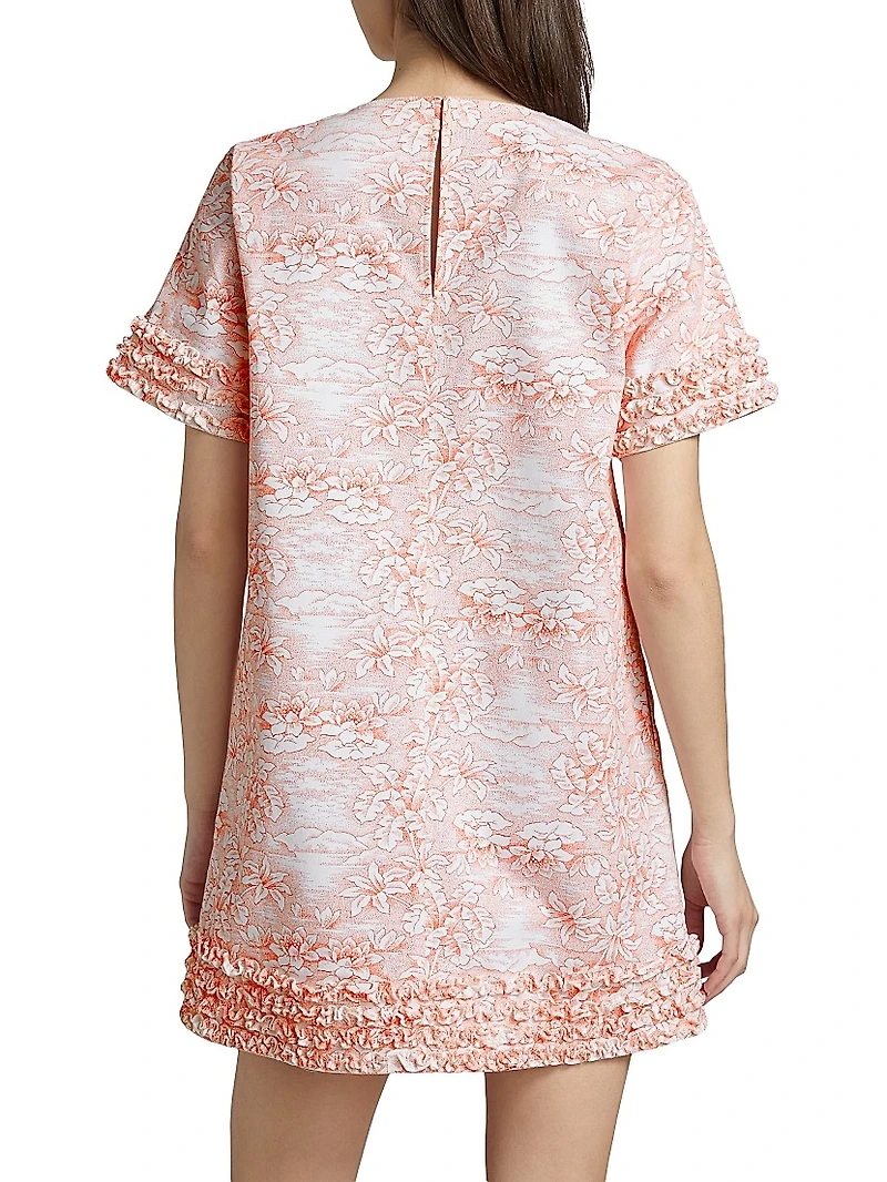 Ashton Floral Stretch-Cotton Minidress