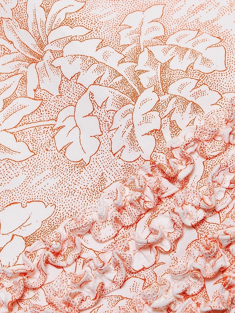 Ashton Floral Stretch-Cotton Minidress