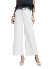 Betsy Stretch-Denim Wide-Leg Jeans