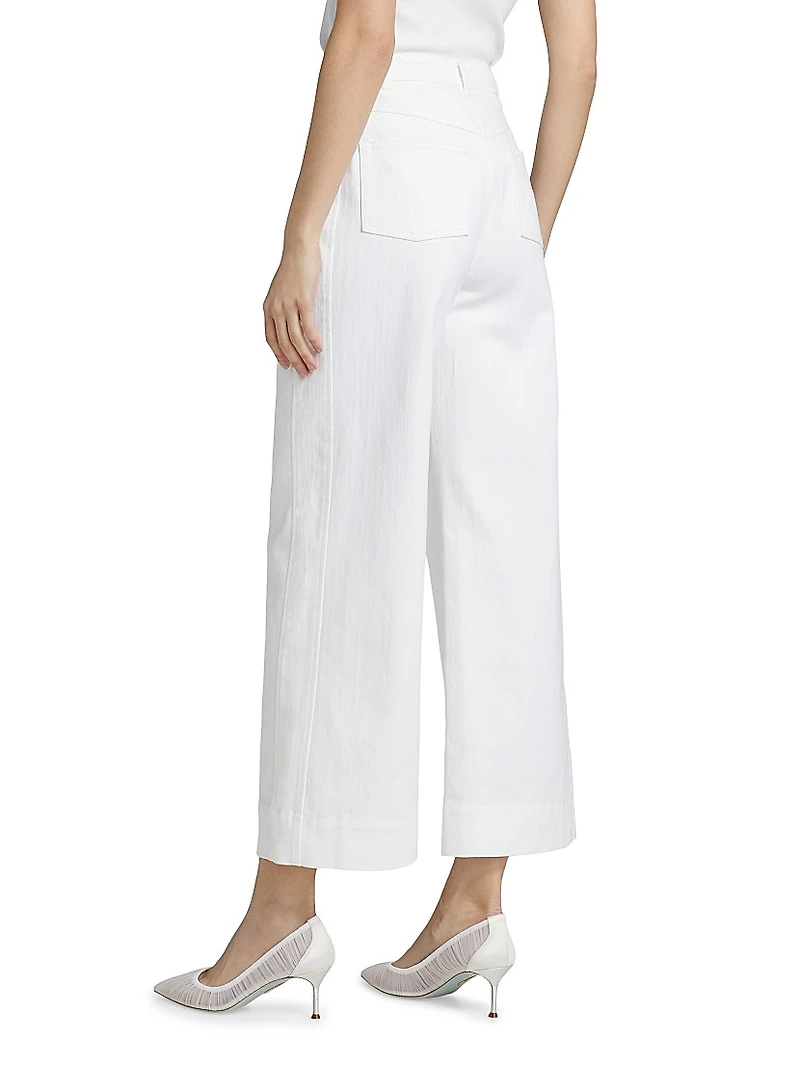 Betsy Stretch-Denim Wide-Leg Jeans