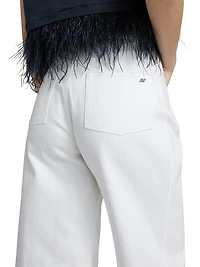 Betsy Stretch-Denim Wide-Leg Jeans