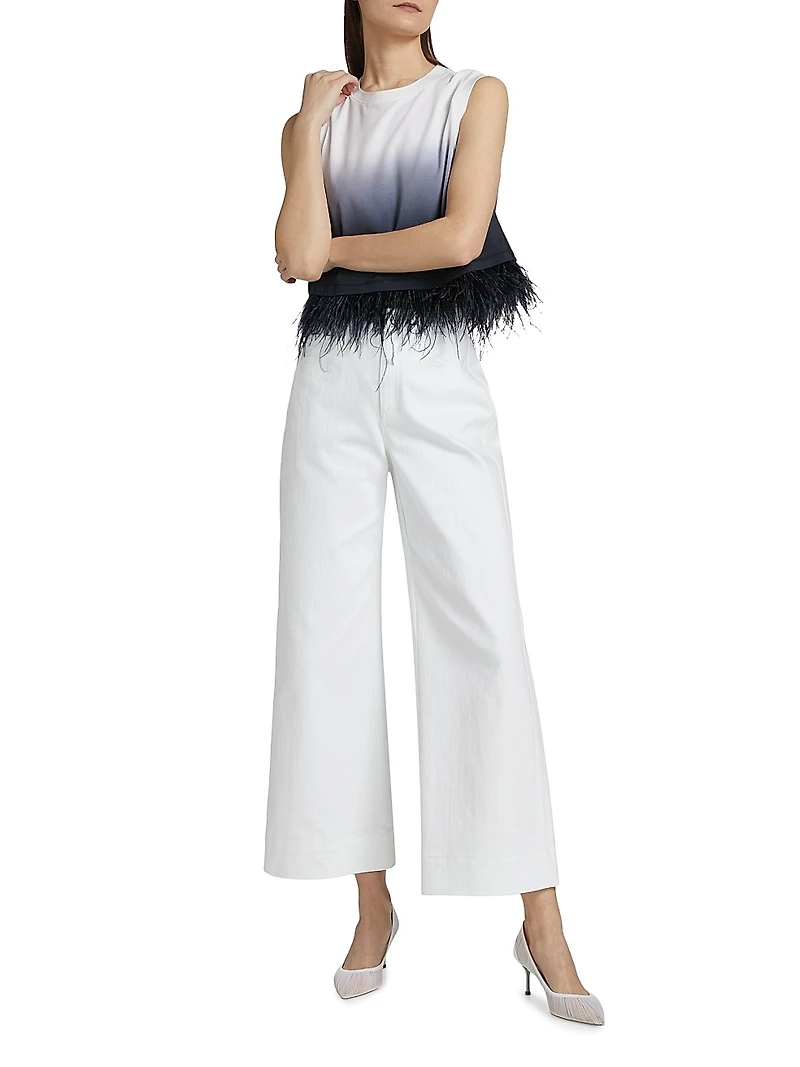 Betsy Stretch-Denim Wide-Leg Jeans