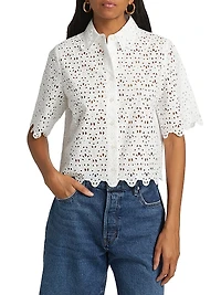 The Deco Eyelet Top