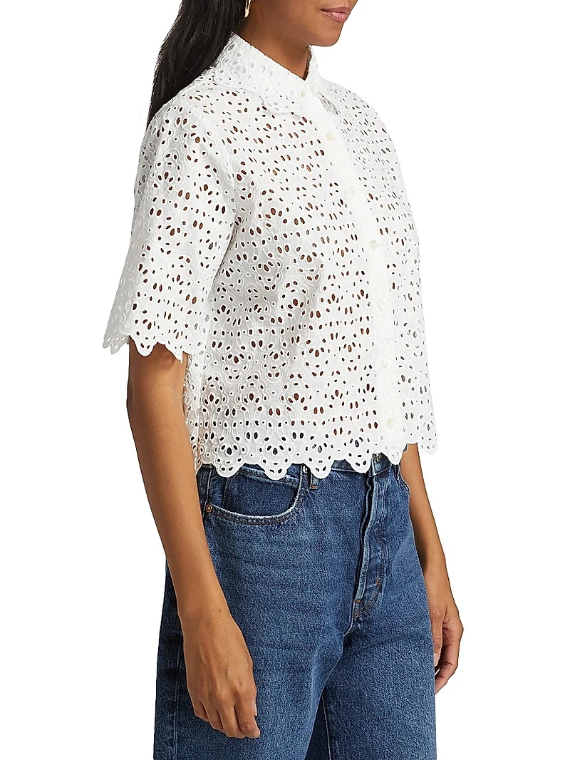 The Deco Eyelet Top