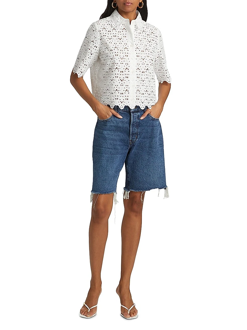 The Deco Eyelet Top