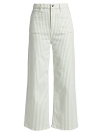 The Anchor Striped Crop Pants