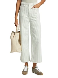 The Anchor Striped Crop Pants