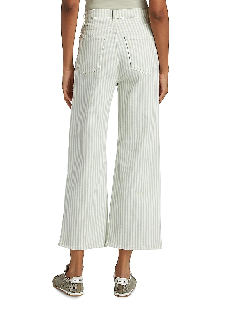 The Anchor Striped Crop Pants