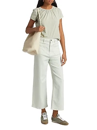 The Anchor Striped Crop Pants