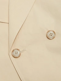 The Uniform Cropped Trench Coat