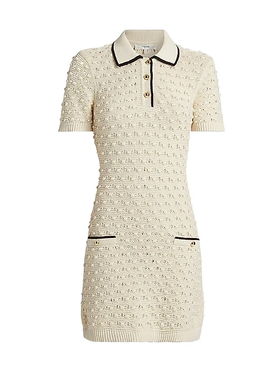 The Bauble Crochet Cotton Minidress