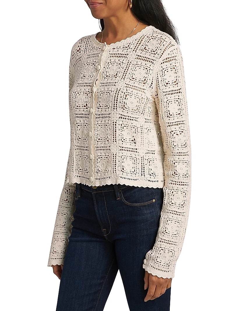 The Crocheted Cardigan