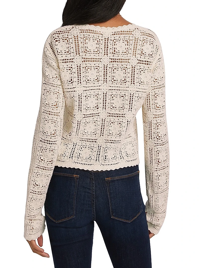 The Crocheted Cardigan