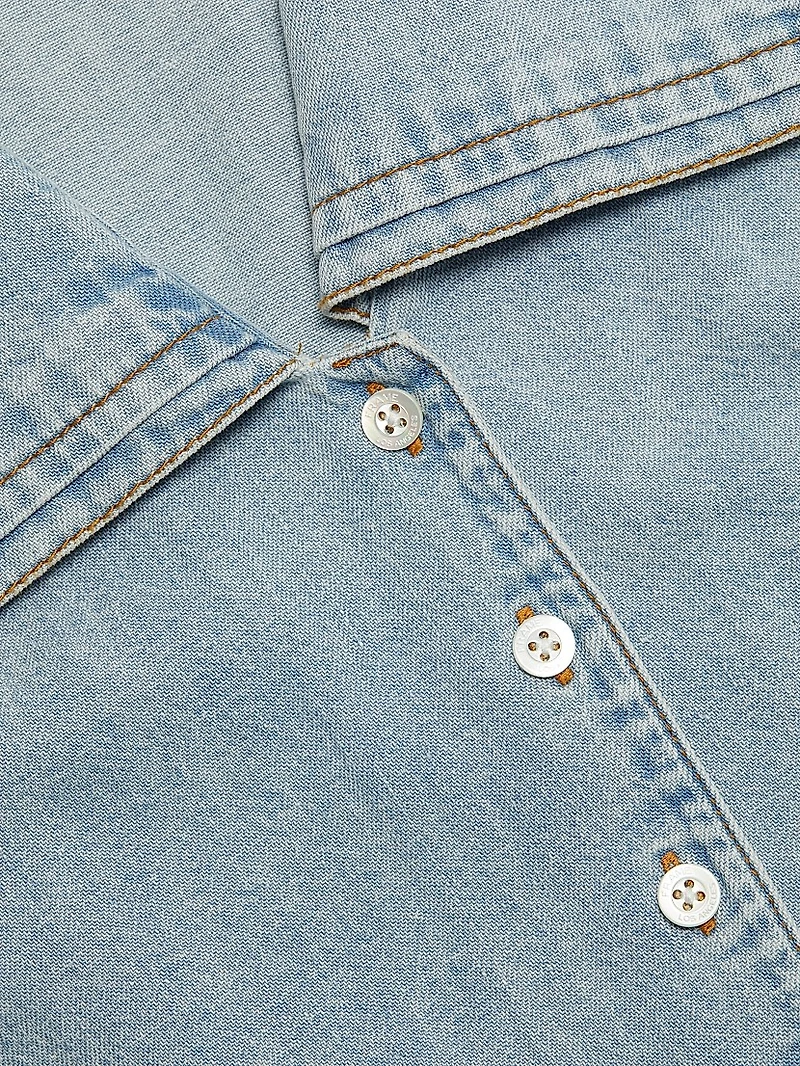 The Yacht Cotton Denim Top