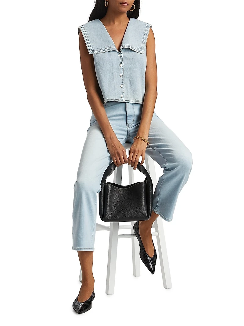 The Yacht Cotton Denim Top