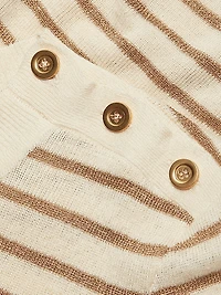 The Marina Striped Linen-Blend Sweater