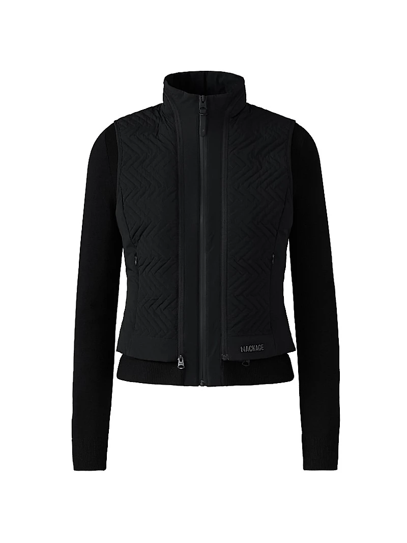 Viveka 3-In-1 Knit Hybrid Jacket
