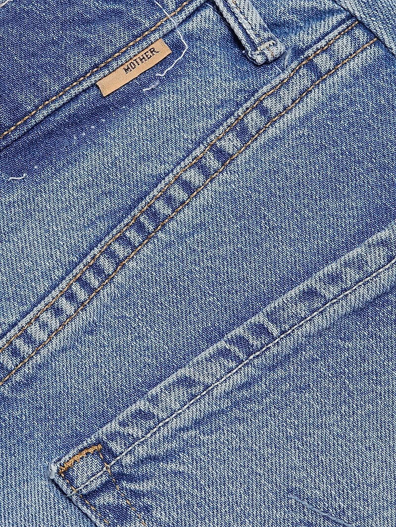 The Half-Pipe Bermuda Frayed Denim Shorts